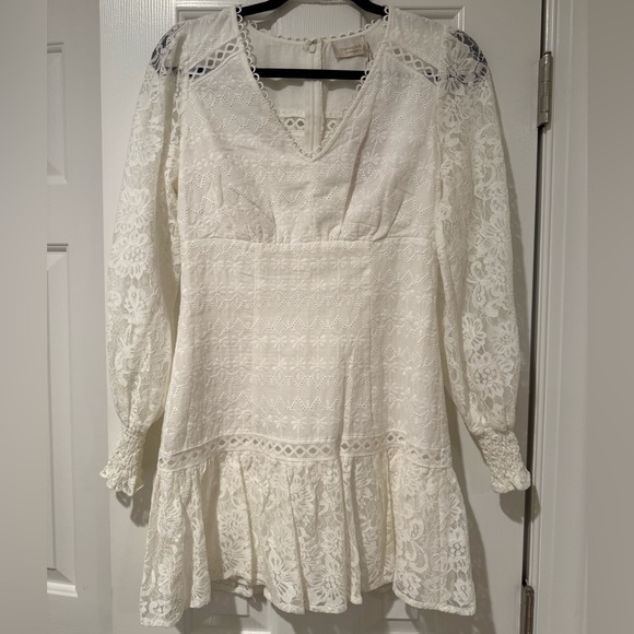 Champagne & Strawberry Dresses | Champagne & Strawberry White Lace Dress | Color: Cream/White | Size: S | Nikkiesig23's Closet Champagne & Strawberry Dresses | Champagne & Strawberry White Lace Dress | Color: Cream/White | Size: S | Nikkiesig23's Closet
